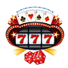 Jackpot image with four A's, triple 7s, and dice highlighting casino gaming on Lotus365